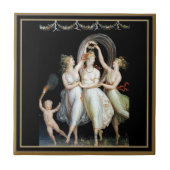 Dancing Women Tile Tegeltje (Voorkant)