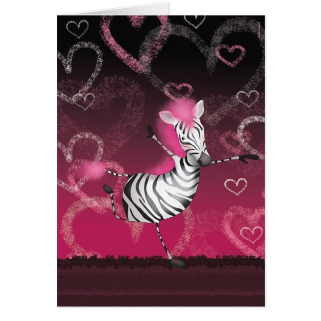 Dancing Zebra (Voorkant)