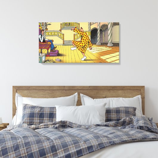 Dancing Zippy Canvas Afdruk (Insitu (Slaapkamer))