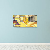 Dancing Zippy Canvas Afdruk (Insitu (Houten vloer))