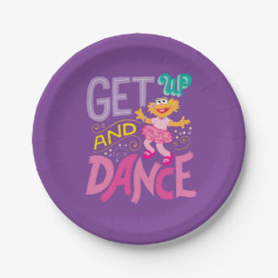 Dancing Zoe Papieren Bordje
