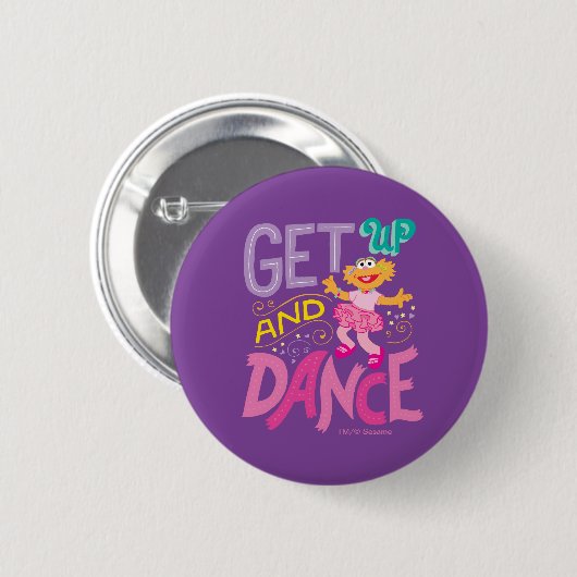 Dancing Zoe Ronde Button 5,7 Cm (Voorkant /achterkant)