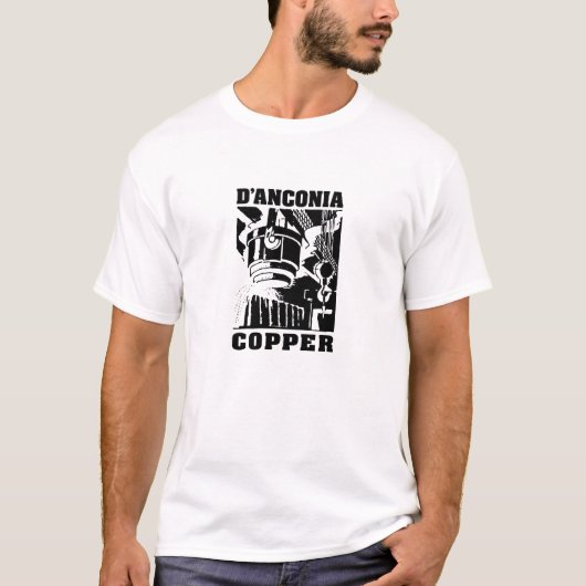 d'Anconia Copper/Black Logo T-shirt (Voorkant)