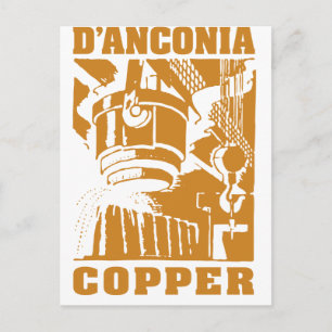 d'Anconia Copper/Copper Logo Briefkaart