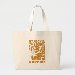 d'Anconia Copper/Copper Logo Grote Tote Bag