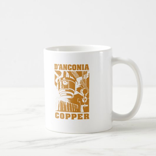 d'Anconia Copper/Copper Logo Koffiemok (Rechts)