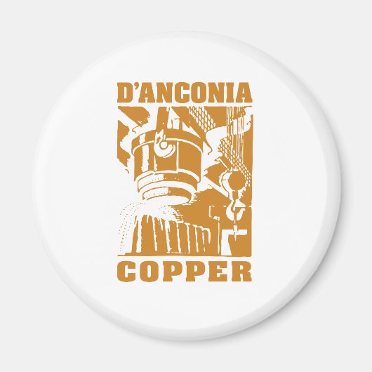 d'Anconia Copper/Copper Logo Magneet (Voorkant)