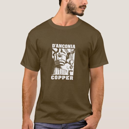 d'Anconia Copper/White Logo T-shirt (Voorkant)