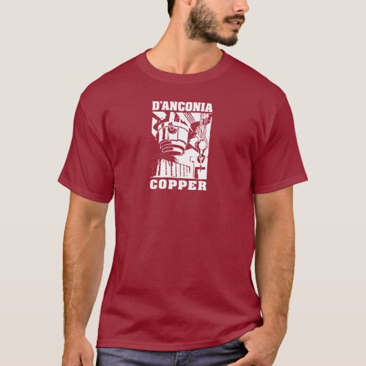 d'Anconia Copper/White Logo T-shirt (Voorkant)