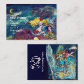 DANCTIE EN MUZIEK IN DE NACHT MONOGRAM VISITEKAARTJE (Voorkant / Achterkant)