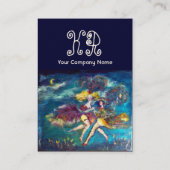 DANCTIE EN MUZIEK IN DE NACHT MONOGRAM VISITEKAARTJE (Achterkant)