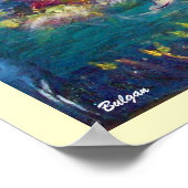 DANCTIE IN DE NACHT Venetiaanse Masquerade Dancers Poster (Hoek)