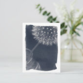 Dandalion Coffee Cyanotype Briefkaart (Staand voorkant)