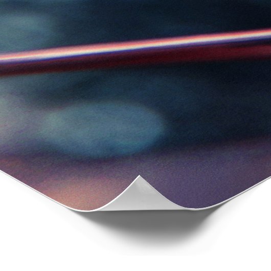 Dandalion Seeds met druppels Macro Abstract Poster (Hoek)