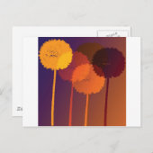 dandeliaklokken briefkaart (Voorkant / Achterkant)
