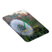Dandelion 3d Monogram Magneet (Rechterzijde)