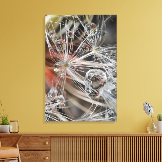 Dandelion Abstract Canvas Afdruk (Insitu (Woonkamer))