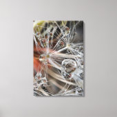 Dandelion Abstract Canvas Afdruk (Voorkant)