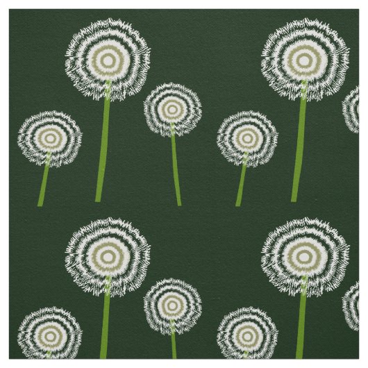 Dandelion Abstract Creative Patterned Fabric Stof (Swatch)