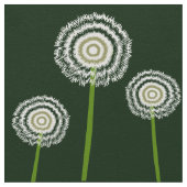 Dandelion Abstract Creative Patterned Fabric Stof (Close Up)