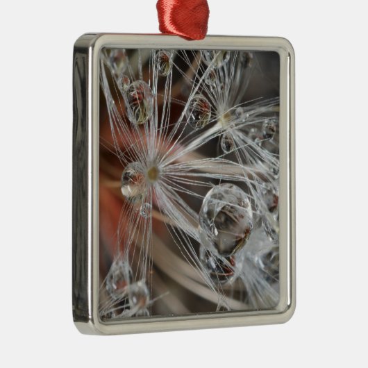 Dandelion Abstract Metalen Ornament (Rechts)