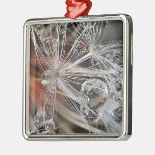 Dandelion Abstract Metalen Ornament (Links)