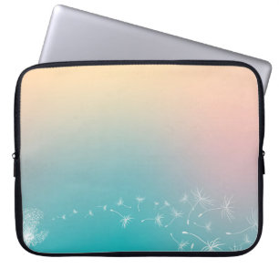 Dandelion achtergrond-dandelion laptop sleeve