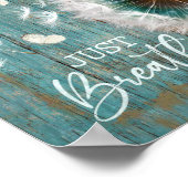 Dandelion ademt gewoon de Poster afdrukbare wandku (Hoek)