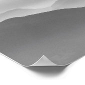 Dandelion Air Ballon Gray Mountains Mystical Poster (Hoek)