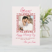 Dandelion All You Need Is Love Valentines Day Feestdagenkaart (Staand voorkant)