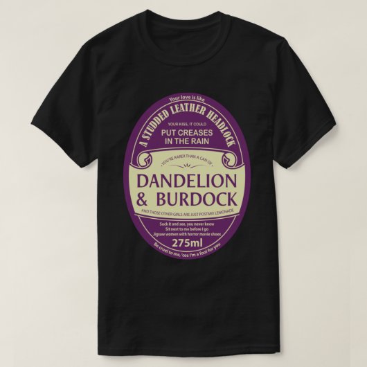 Dandelion &amp; Burdock Essential T-Shirt (Design voorkant)