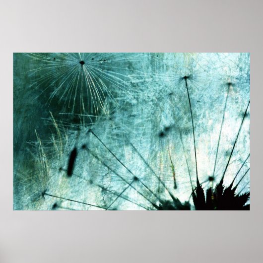 Dandelion Art - Pusteblume Kunst 2012 006 Poster (Voorkant)