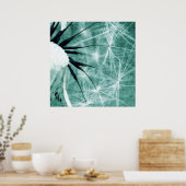 Dandelion Art - Pusteblume Kunst 2012 008 Poster (Keuken)