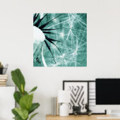 Dandelion Art - Pusteblume Kunst 2012 008 Poster (Thuiskantoor)