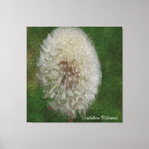 Dandelion Ballerina Canvas Afdruk