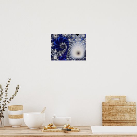 Dandelion Beauful Abstract Fine Art Fractal Poster (Keuken)