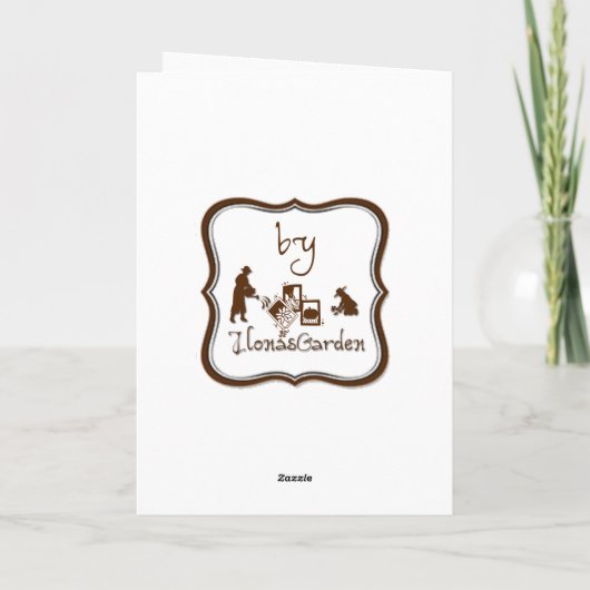 Dandelion Bee Happy Kaart (Achterkant)