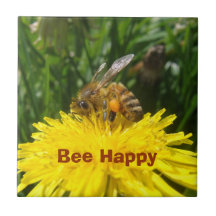 Dandelion Bee Happy