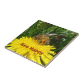 Dandelion Bee Happy Tegeltje (Zijkant)