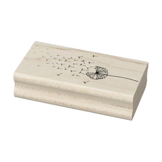 Dandelion-bemoedigende vormgeving rubberstempel (Stempel)
