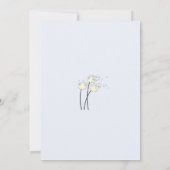 Dandelion Bgloing Kaart (Achterkant)