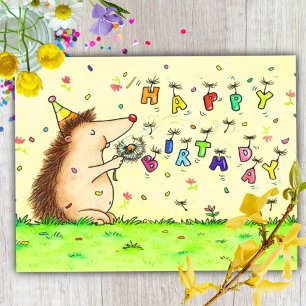 Dandelion Birthday Briefkaart