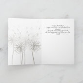 Dandelion Birthday Card Kaart (Binnen)