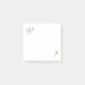 Dandelion blaast in de wind post-it® notes (Voorkant)
