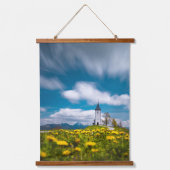 Dandelion bloemen in de primus Jamnik Sl. Hangend Wandkleed (Voorkant)
