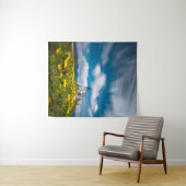 Dandelion bloemen in de primus Jamnik Sl. Wandkleed (In Situ (horizontaal))