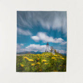 Dandelion bloemen in de primus Jamnik Sl. Wandkleed (Voorkant)