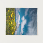 Dandelion bloemen in de primus Jamnik Sl. Wandkleed (Voorkant (horizontaal))