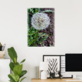 dandelion bloom poster (Thuiskantoor)