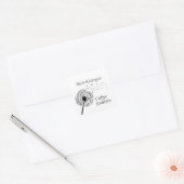 Dandelion Bookplate Sticker (Envelop)
